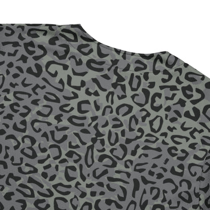 Leopard Spot Grey CAMO baseball jersey - Baseball Jerseys