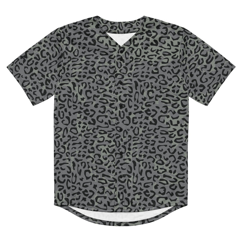 Leopard Spot Grey CAMO Unisex Baseball Jersey