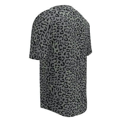 Leopard Spot Grey CAMO baseball jersey - Baseball Jerseys