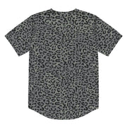Leopard Spot Grey CAMO Unisex Baseball Jersey