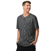 Leopard Spot Grey CAMO Unisex Baseball Jersey