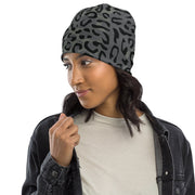 Leopard Spot Grey CAMO Beanie