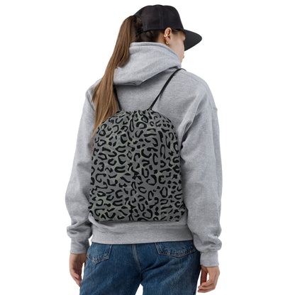 Leopard Spot Grey CAMO Drawstring Bag - Bags