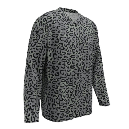 Leopard Spot Grey CAMO hockey fan jersey - Hockey Jerseys