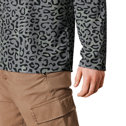 Leopard Spot Grey CAMO hockey fan jersey - Hockey Jerseys