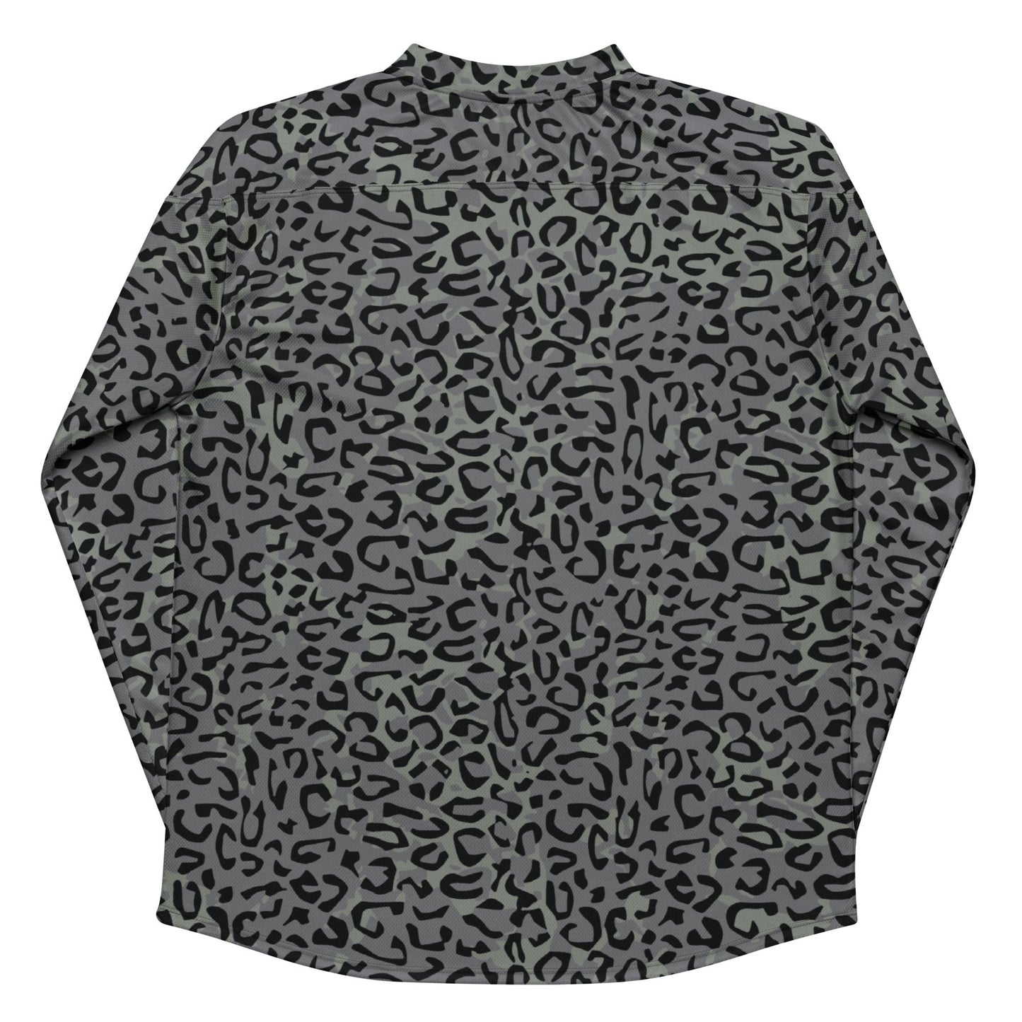 Leopard Spot Grey CAMO hockey fan jersey - Hockey Jerseys