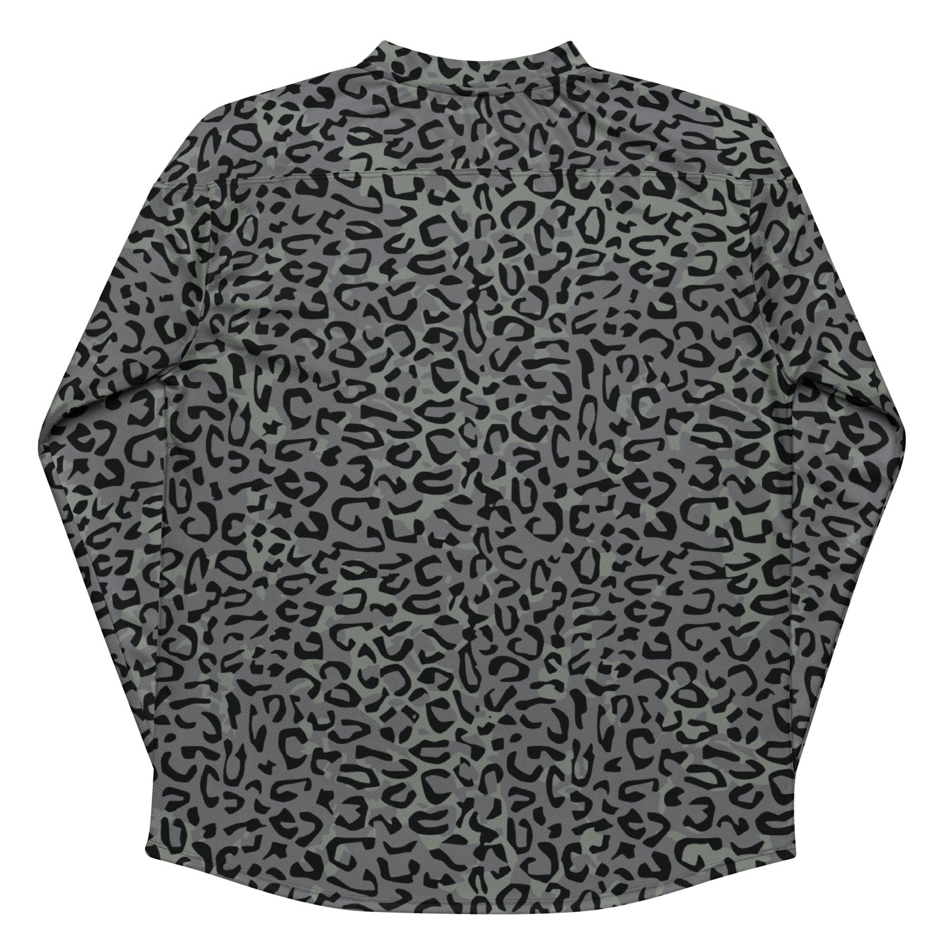 Leopard Spot Grey CAMO hockey fan jersey - Hockey Jerseys
