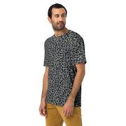 Leopard Spot Grey CAMO Mens T-Shirt