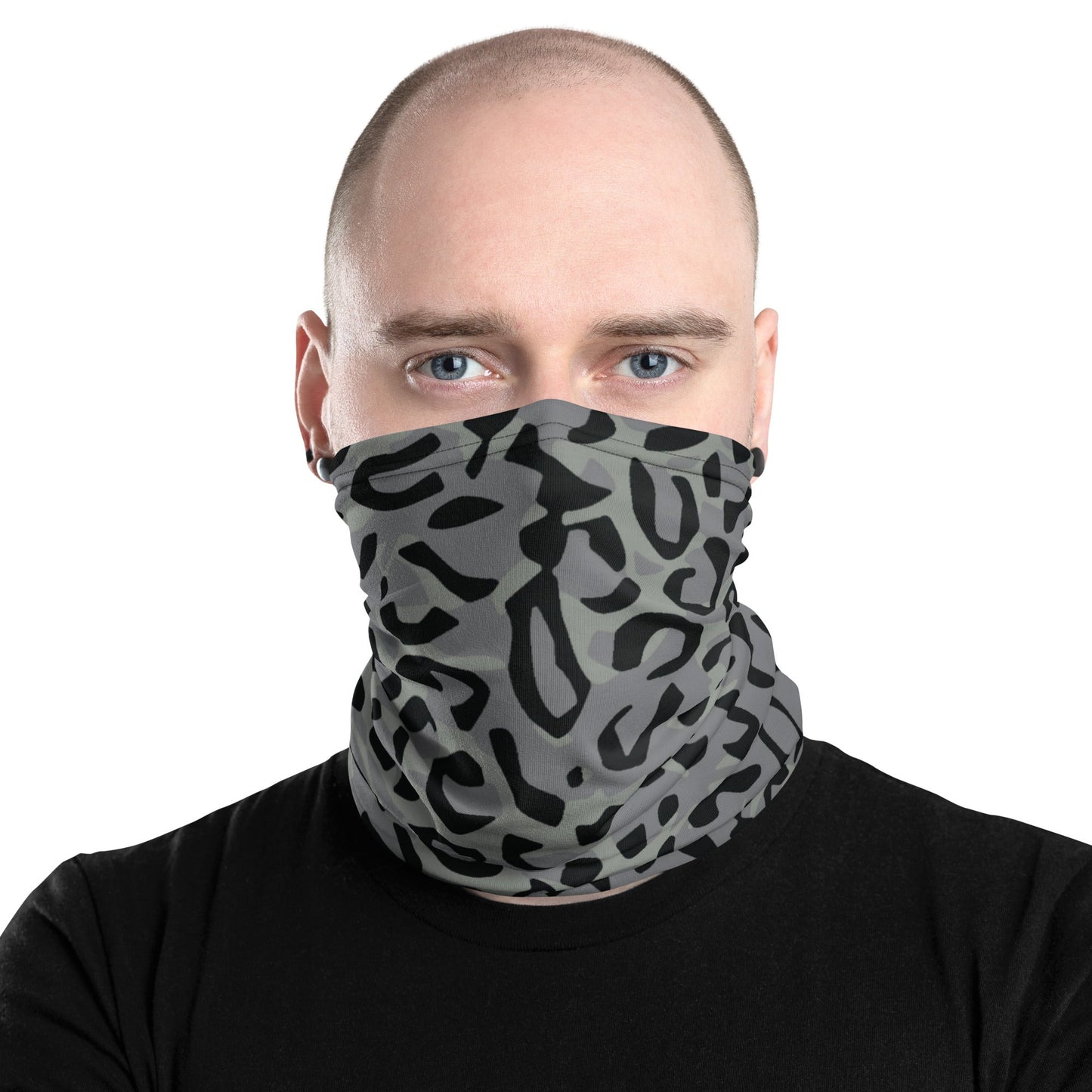 Leopard Spot Grey CAMO Neck Gaiter Gaiters