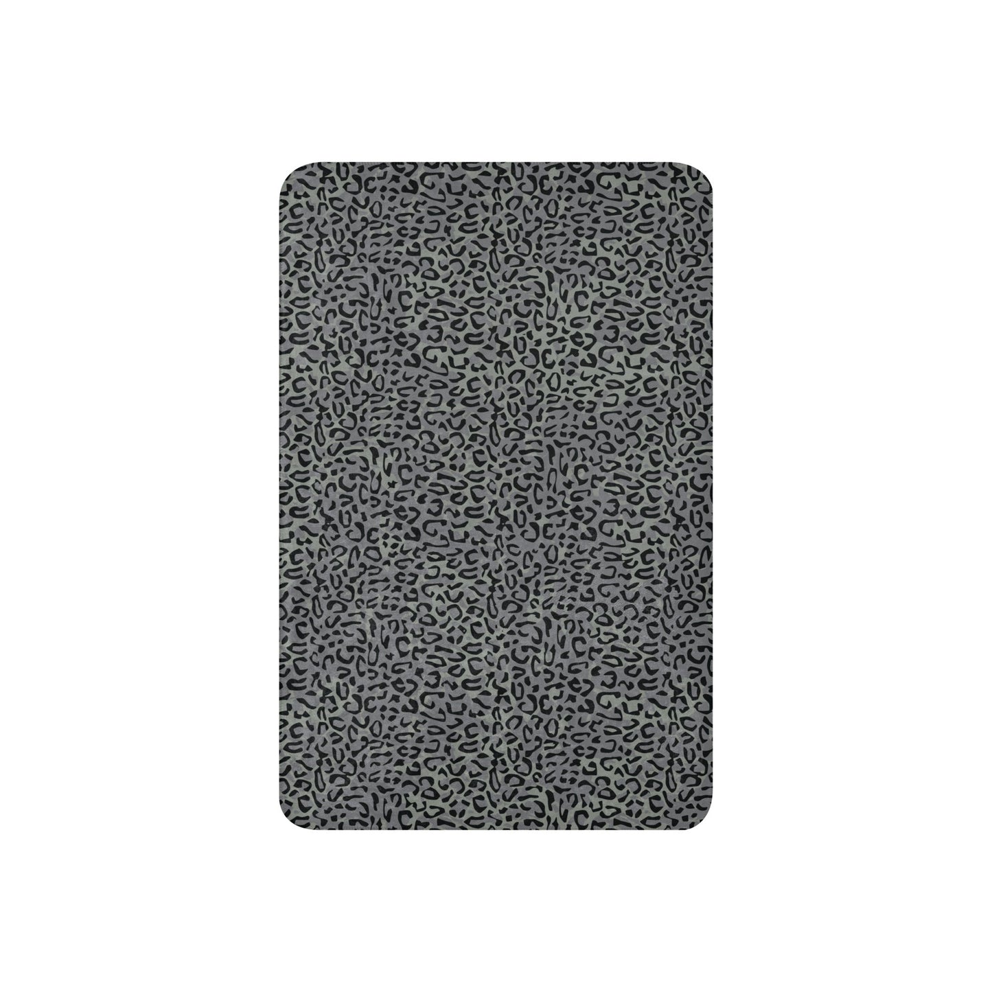 Leopard Spot Grey CAMO Sherpa blanket - Blankets