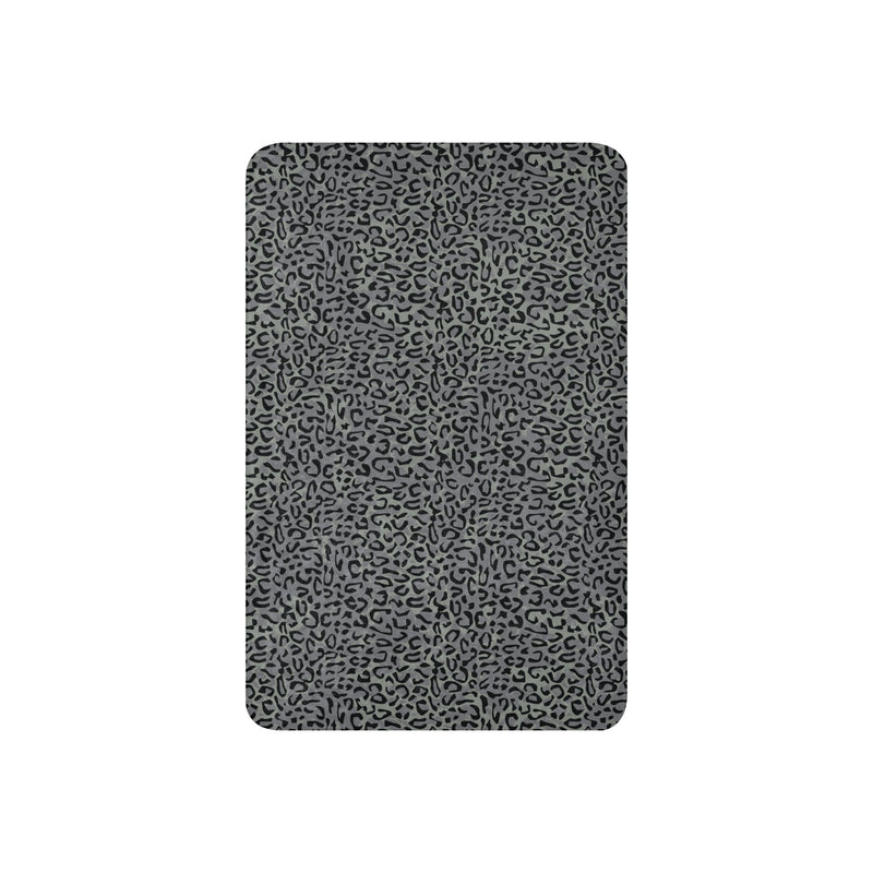 Leopard Spot Grey CAMO Sherpa Blanket