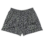Leopard Spot Grey CAMO Unisex Athletic Shorts