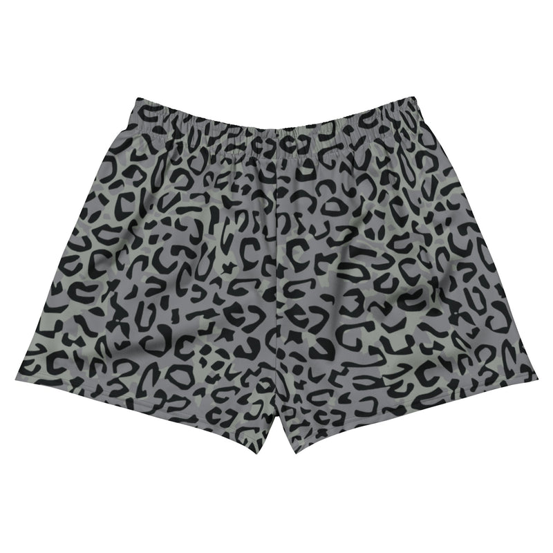Leopard Spot Grey CAMO Unisex Athletic Shorts