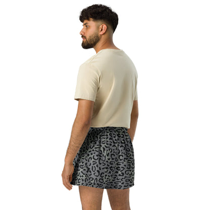 Leopard Spot Grey CAMO Unisex Athletic Shorts
