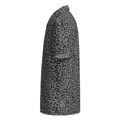 Leopard Spot Grey CAMO Unisex button shirt - Button Shirts