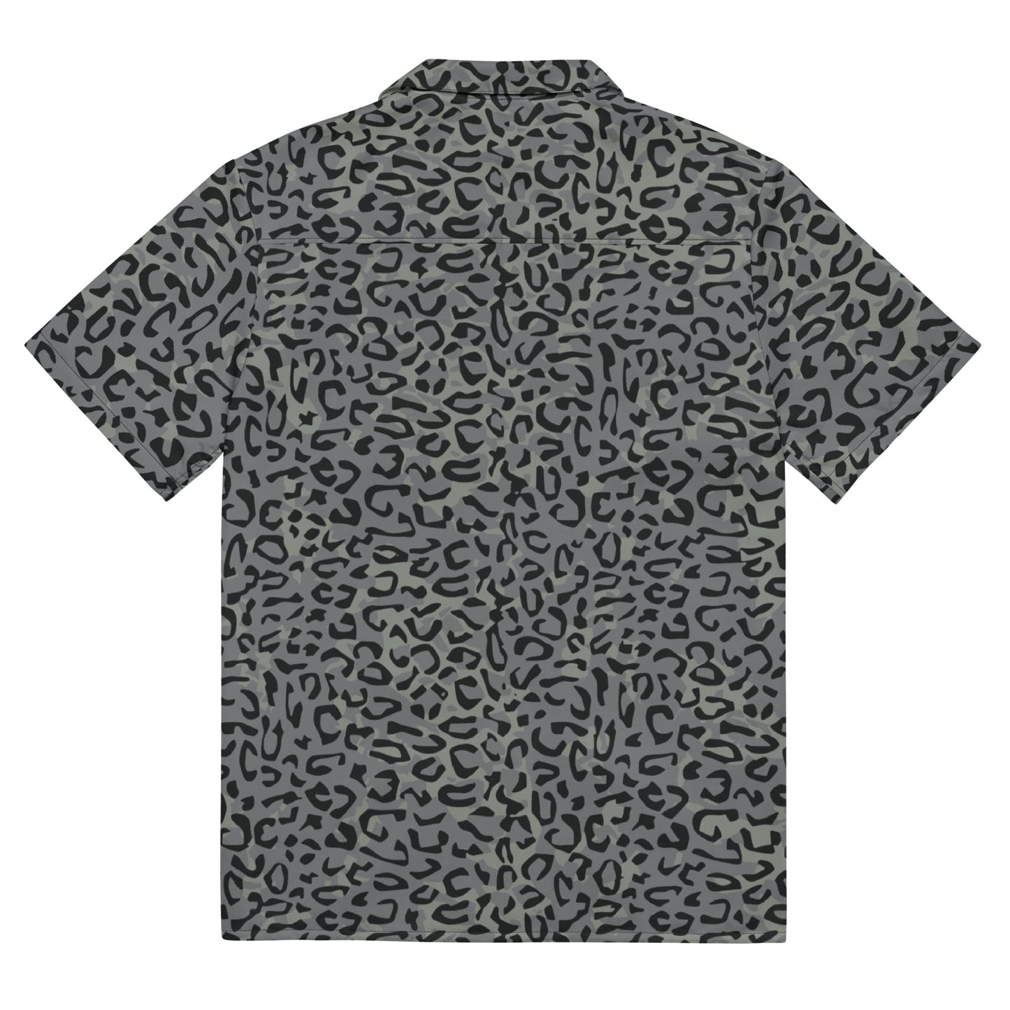 Leopard Spot Grey CAMO Unisex button shirt - Button Shirts