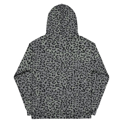 Leopard Spot Grey CAMO Unisex Hoodie - Hoodies