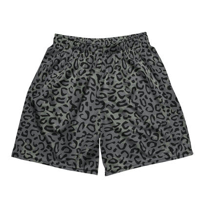 Leopard Spot Grey CAMO Unisex mesh shorts - 2XS - Mesh Shorts