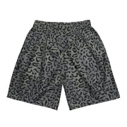 Leopard Spot Grey CAMO Unisex Mesh Shorts