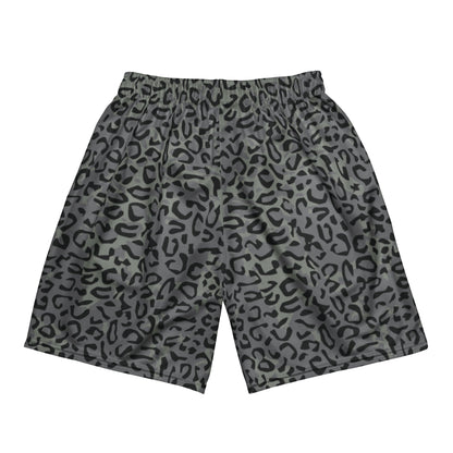 Leopard Spot Grey CAMO Unisex mesh shorts - Mesh Shorts