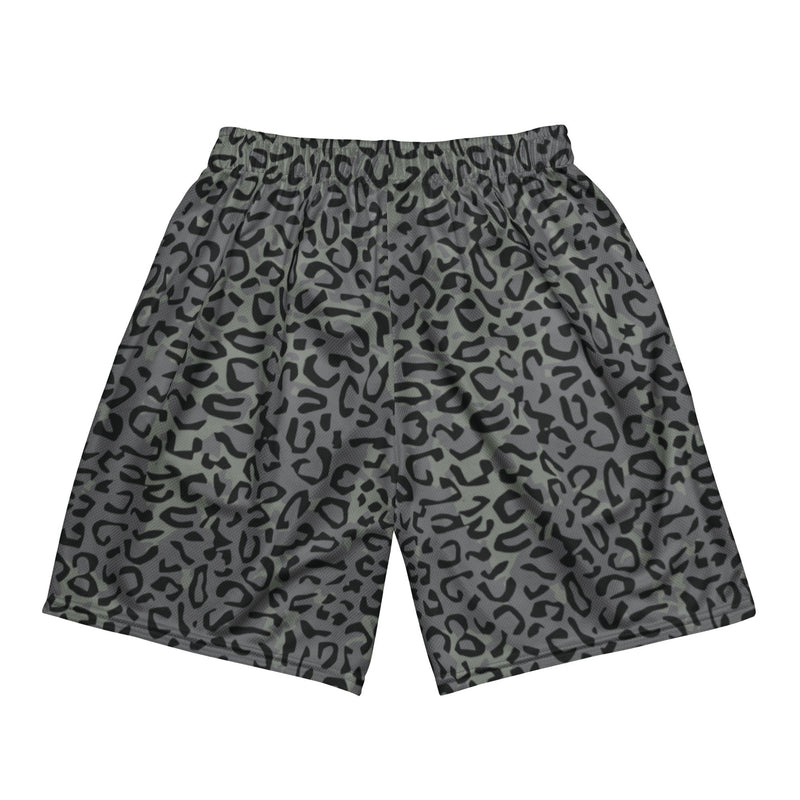 Leopard Spot Grey CAMO Unisex Mesh Shorts