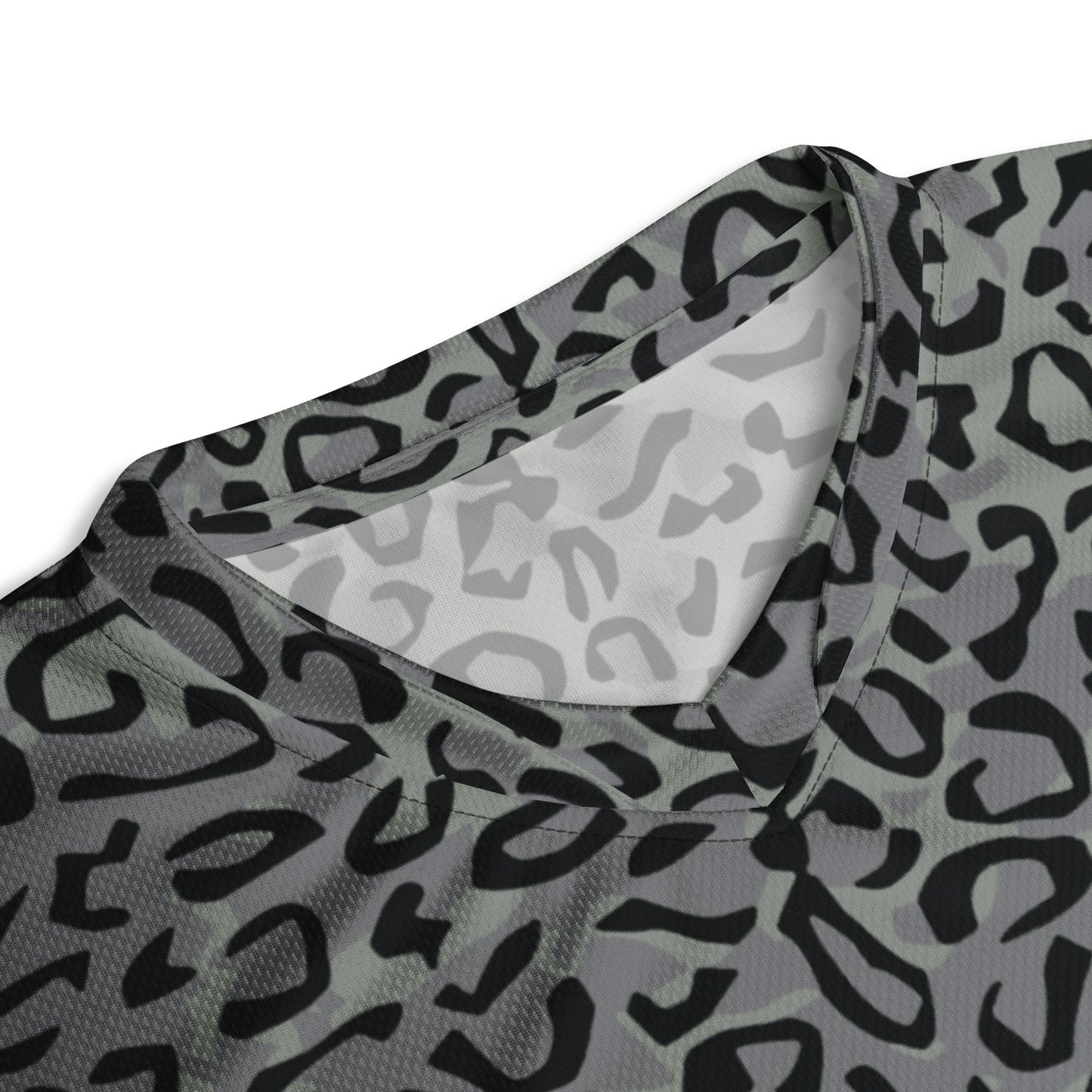 Leopard Spot Grey CAMO unisex sports jersey - Sports Jerseys