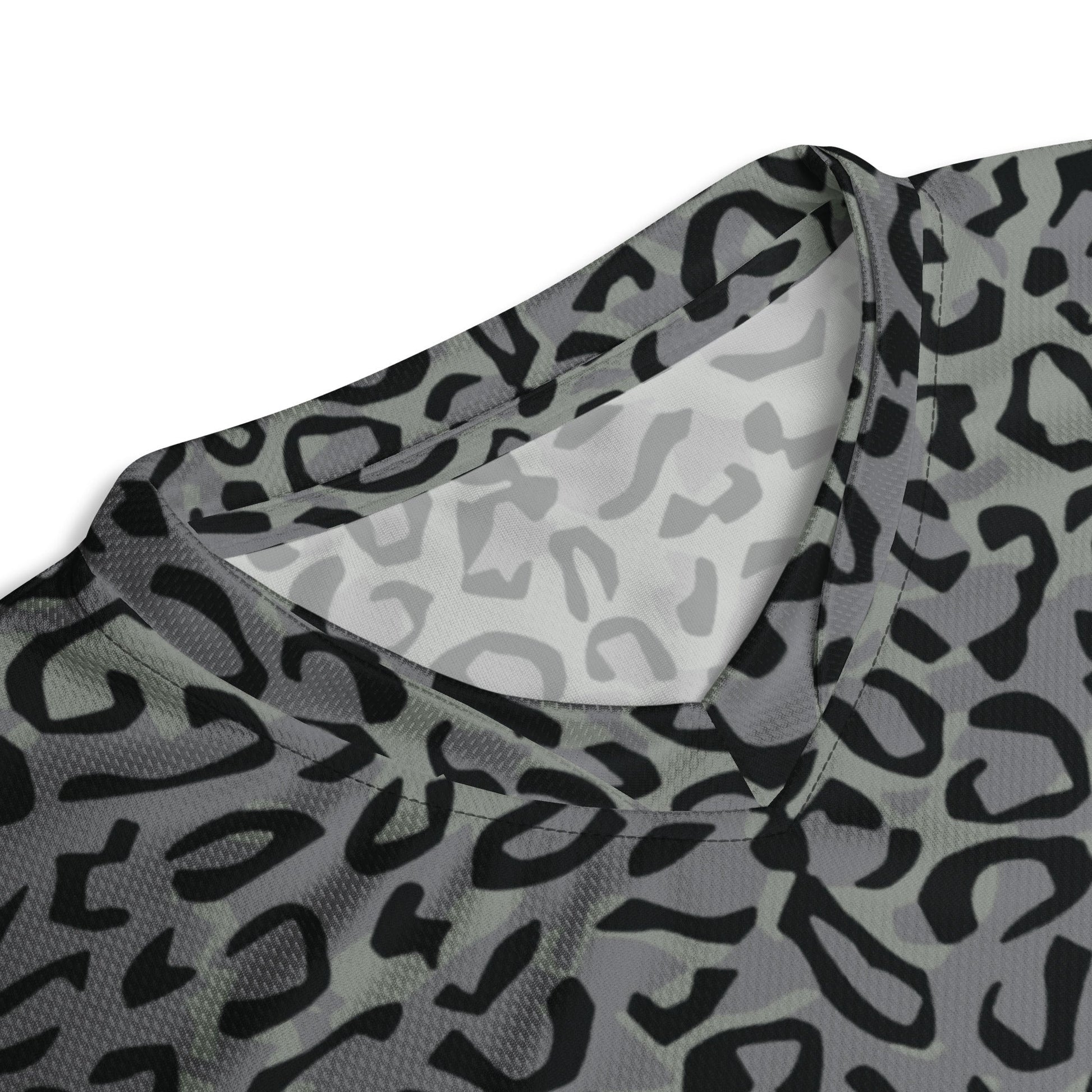 Leopard Spot Grey CAMO unisex sports jersey - Sports Jerseys