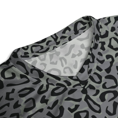 Leopard Spot Grey CAMO unisex sports jersey - Sports Jerseys