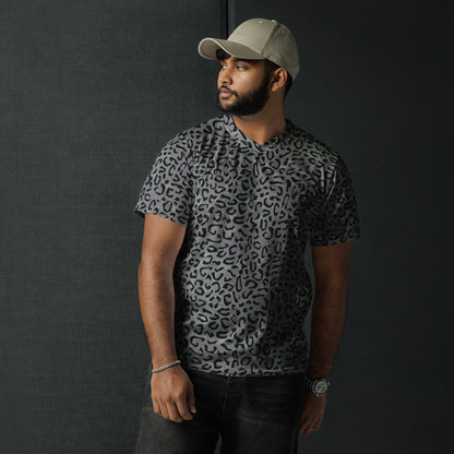 Leopard Spot Grey CAMO unisex sports jersey - Sports Jerseys