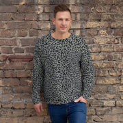 Leopard Spot Grey CAMO Unisex Sweatshirt - 2XS