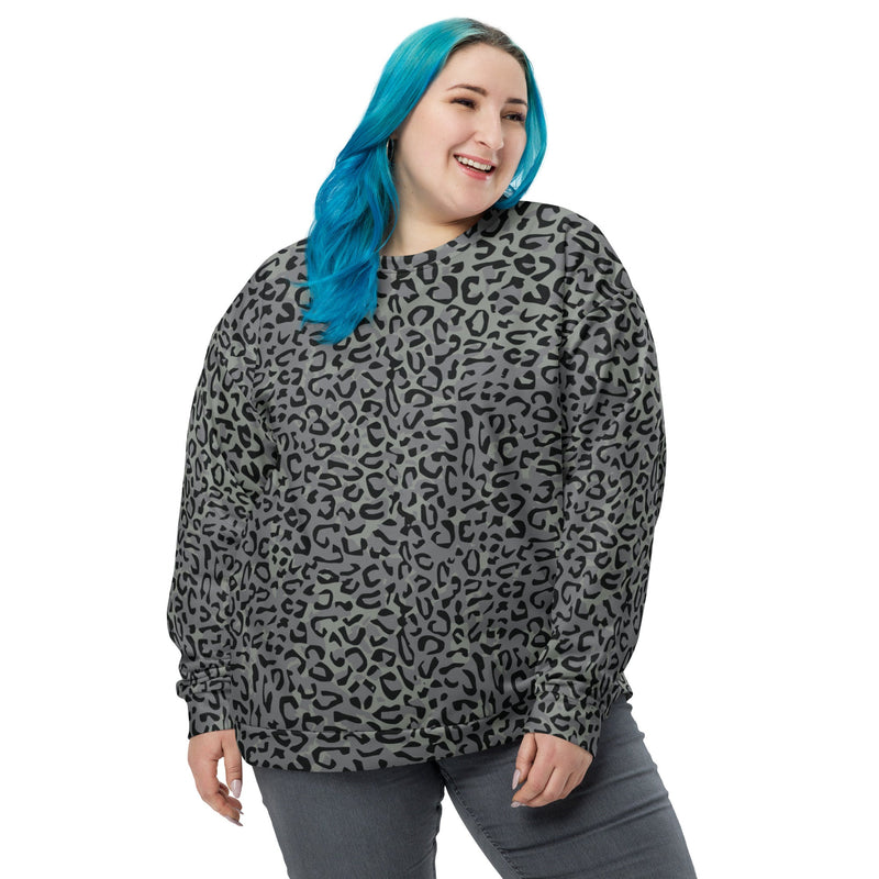 Leopard Spot Grey CAMO Unisex Sweatshirt
