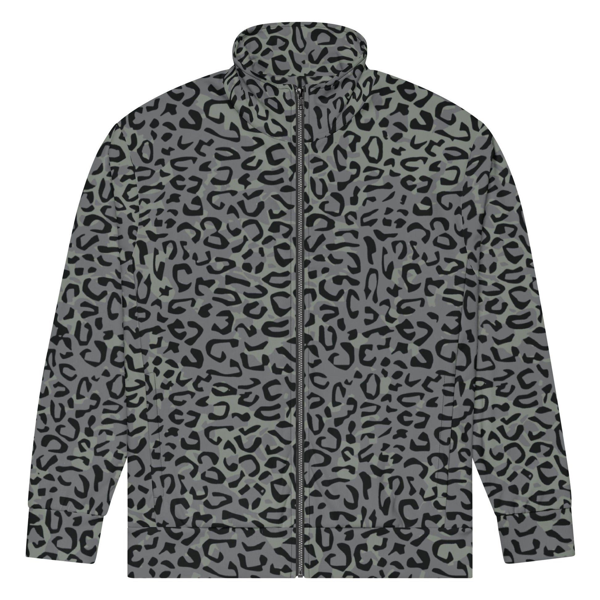 Leopard Spot Grey CAMO Unisex track jacket - Track Jackets
