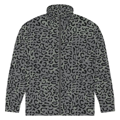 Leopard Spot Grey CAMO Unisex track jacket - Track Jackets