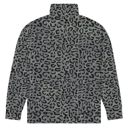 Leopard Spot Grey CAMO Unisex track jacket - Track Jackets
