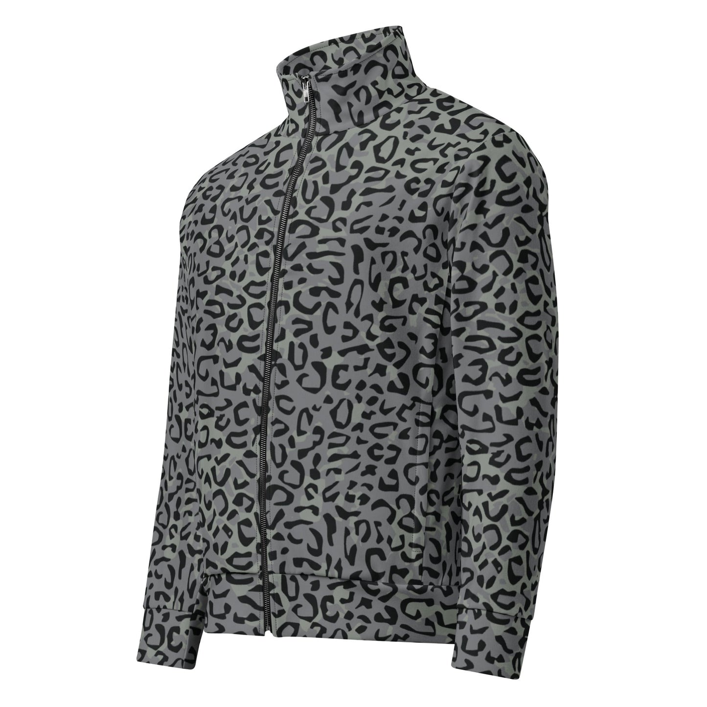 Leopard Spot Grey CAMO Unisex track jacket - Track Jackets