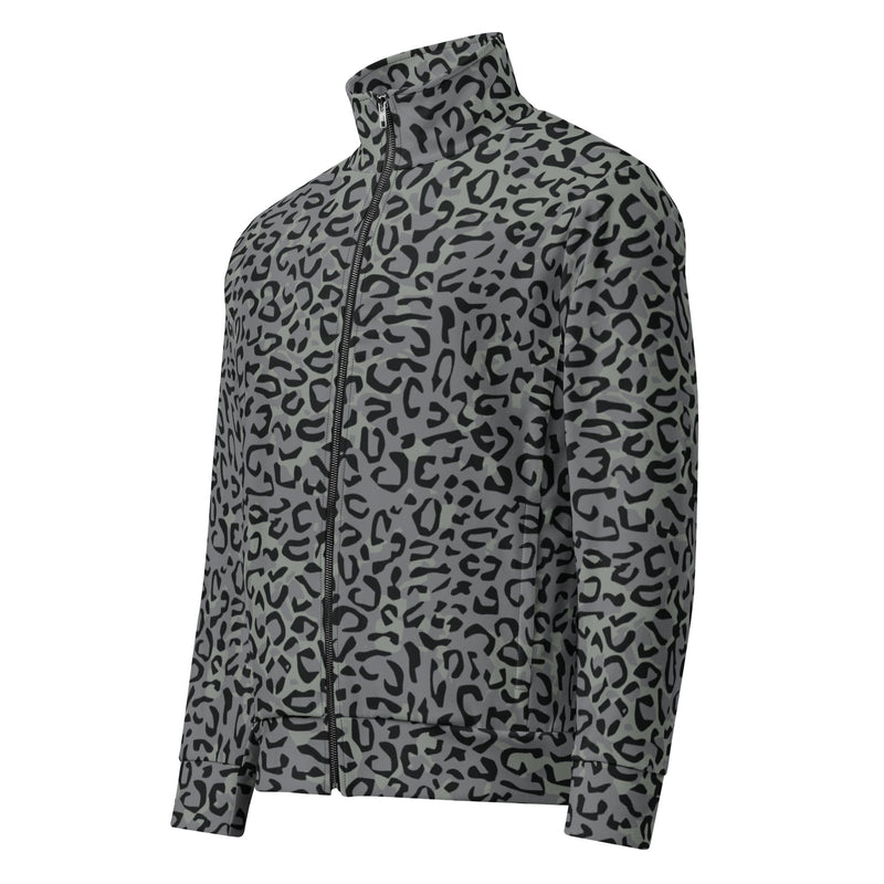Leopard Spot Grey CAMO Unisex Track Jacket