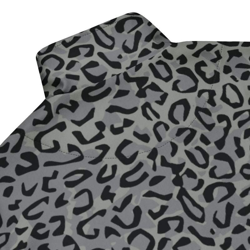 Leopard Spot Grey CAMO Unisex Track Jacket