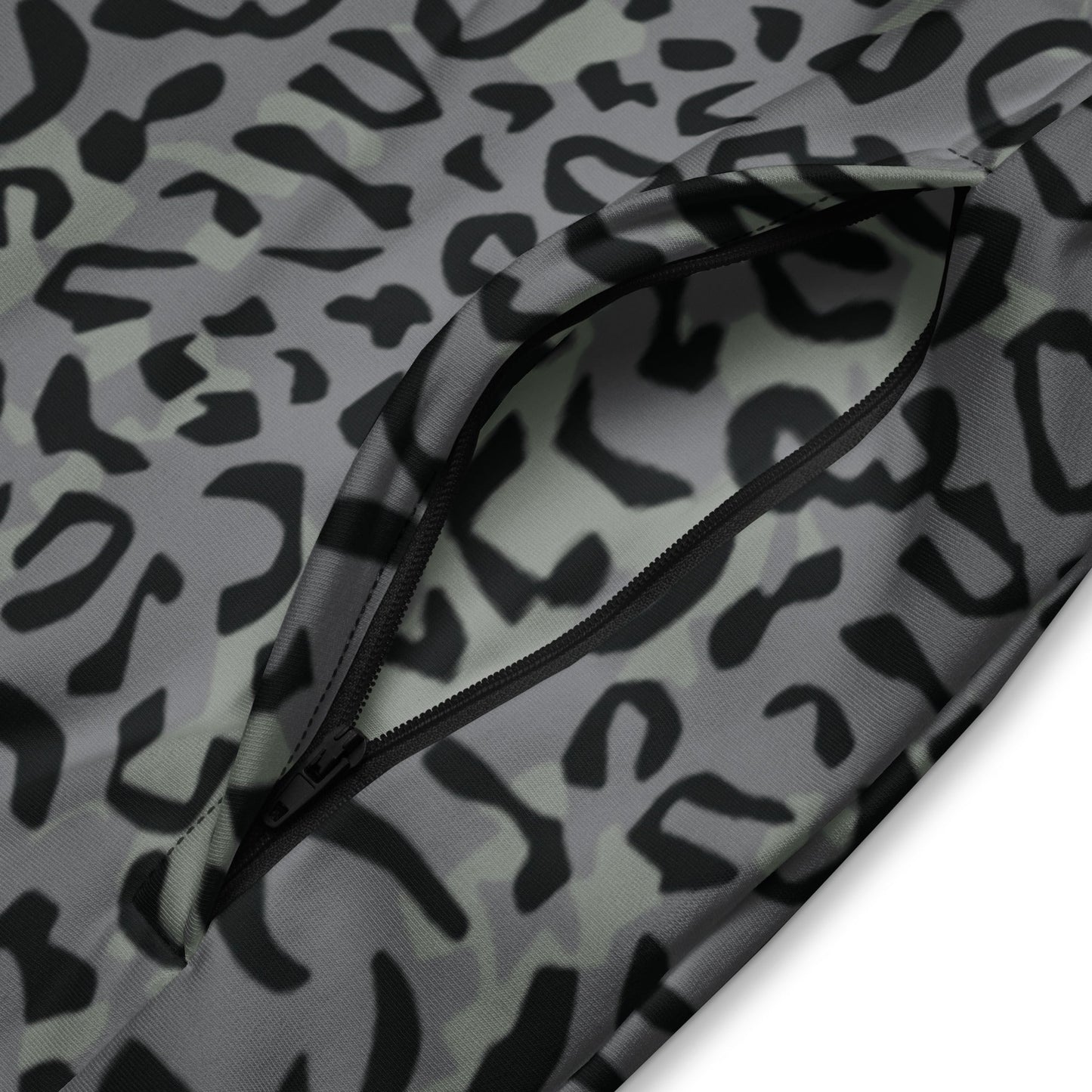 Leopard Spot Grey CAMO Unisex track jacket - Track Jackets