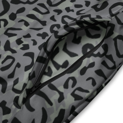 Leopard Spot Grey CAMO Unisex track jacket - Track Jackets