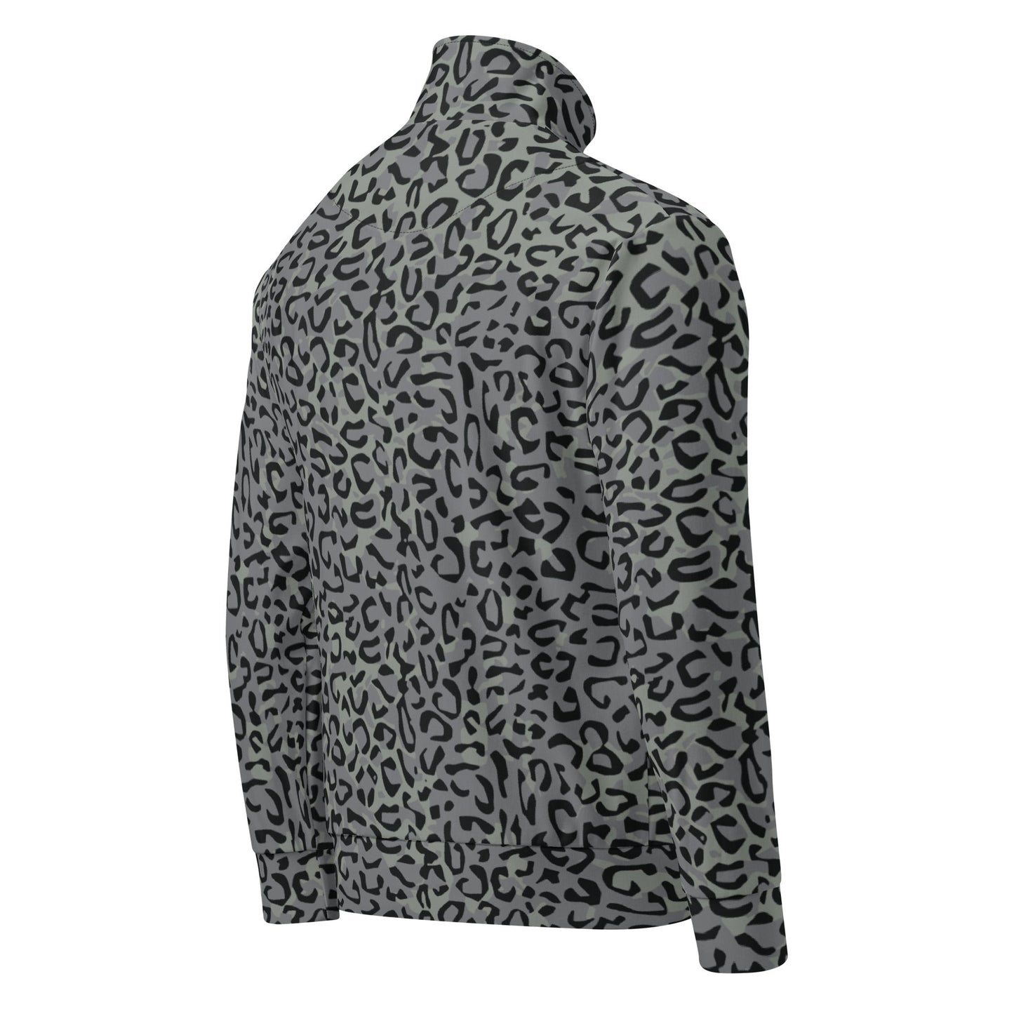 Leopard Spot Grey CAMO Unisex track jacket - Track Jackets