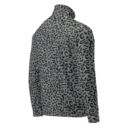 Leopard Spot Grey CAMO Unisex track jacket - Track Jackets