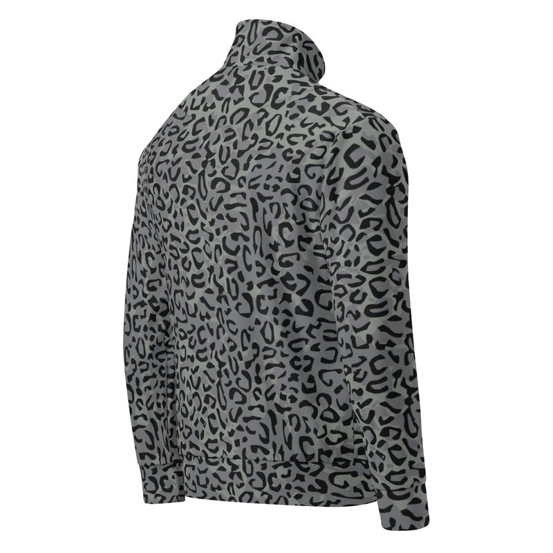 Leopard Spot Grey CAMO Unisex Track Jacket