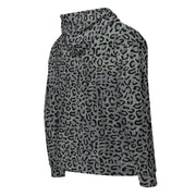 Leopard Spot Grey CAMO Unisex Zip Hoodie