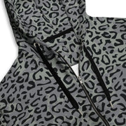 Leopard Spot Grey CAMO Unisex Zip Hoodie