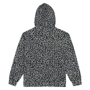 Leopard Spot Grey CAMO Unisex Zip Hoodie