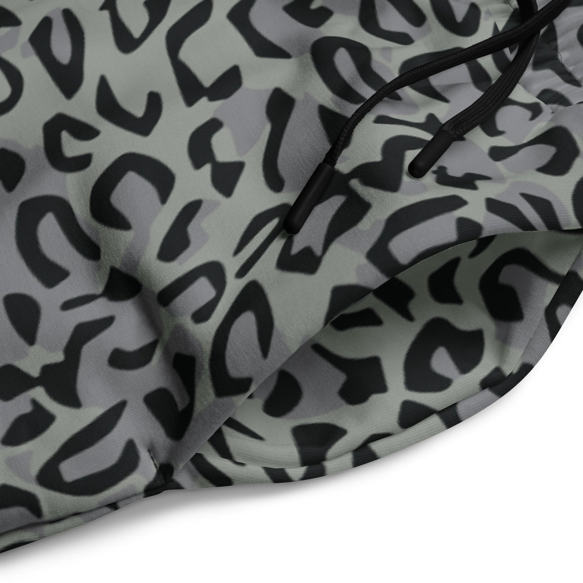 Leopard Spot Grey CAMO Wide-leg joggers - Joggers