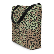 Leopard Spot Zaire CAMO Large Tote Bag