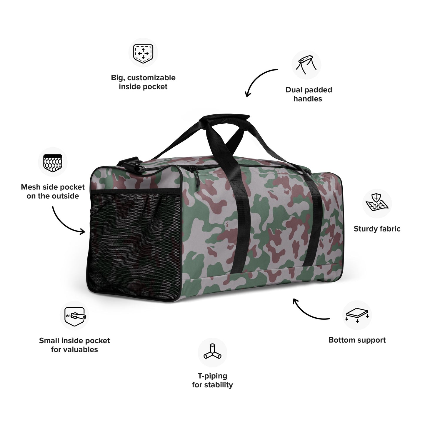 Lithuanian Amoeba CAMO Duffle bag - Bags
