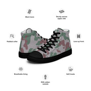 Amoeba Lithuanian Woodland CAMO Mens High-Top Canvas Shoes