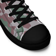 Amoeba Lithuanian Woodland CAMO Mens High-Top Canvas Shoes